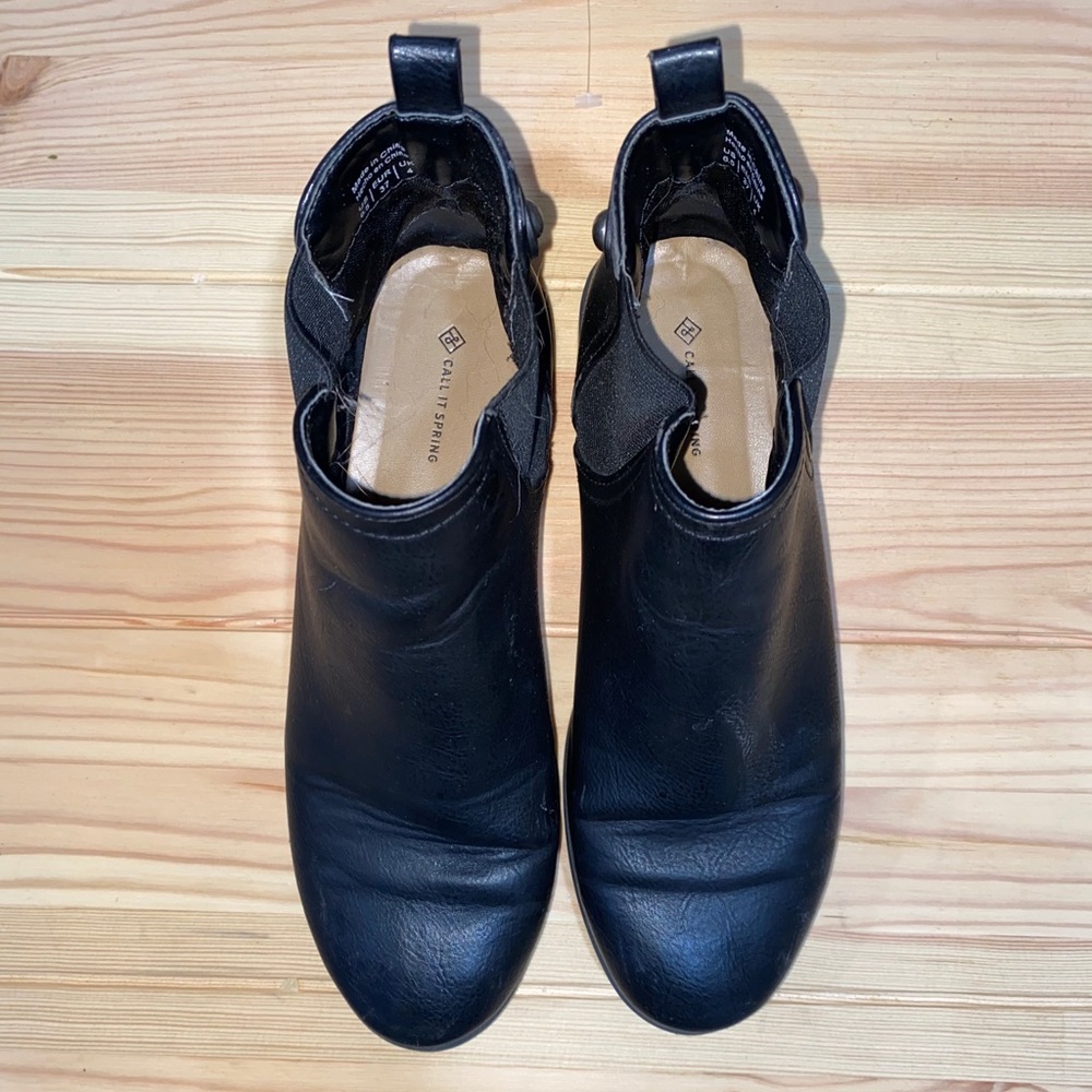 Call It Spring Black Booties